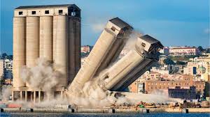 Falling silos