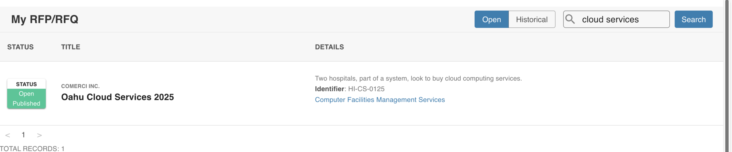 Private search results